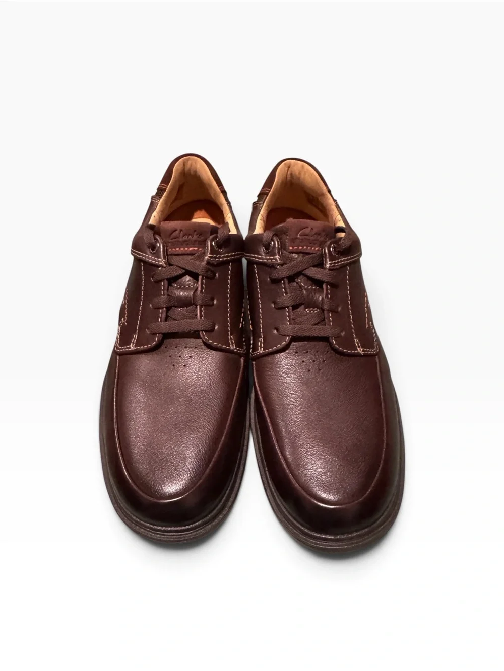 New Clarks Unstructured Bailey Lace Oxford Genuine Leather Lace-Up Comfort